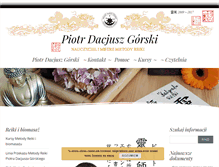 Tablet Screenshot of piotrgorski.pl